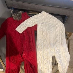 Two winter cover us for baby girl or boy.